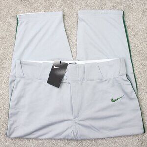Nike Baseball Pants NWT Mens Medium Gray Vapor Select High Piped 3/4 Softball